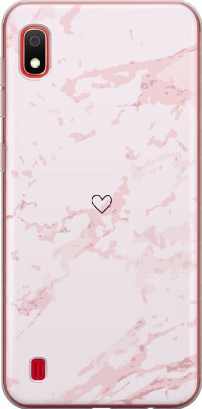 Mobildeksel til Samsung Galaxy A10 med Rosa Hjerte motiv