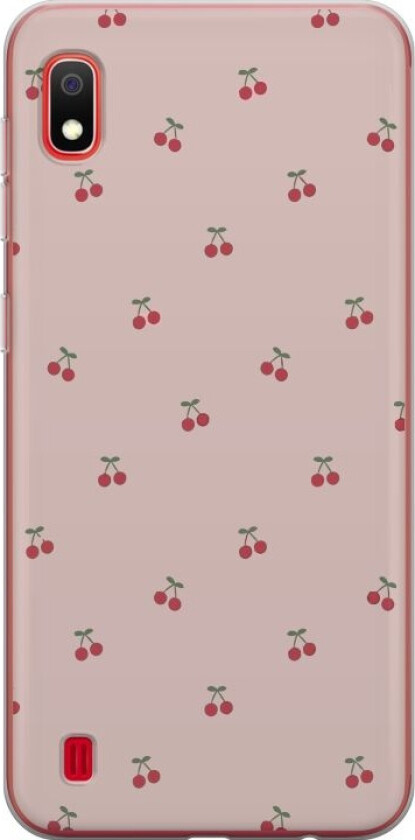 Mobildeksel til Samsung Galaxy A10 med Kirsebær motiv