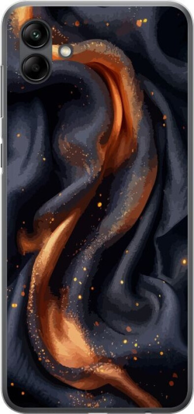 Mobildeksel til Samsung Galaxy A05 med Brennende silke motiv