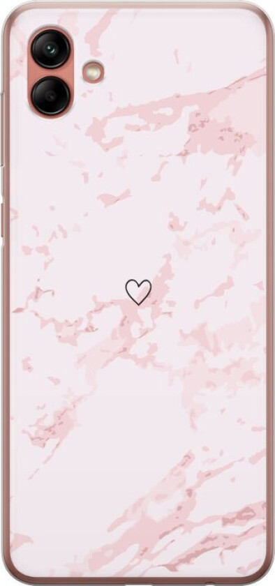 Mobildeksel til Samsung Galaxy A04 med Rosa Hjerte motiv