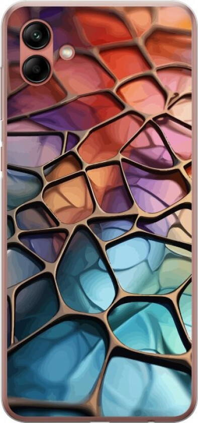 Mobildeksel til Samsung Galaxy A04 med Metalliskt mønster motiv