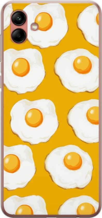 Mobildeksel til Samsung Galaxy A04 med Stekt egg motiv