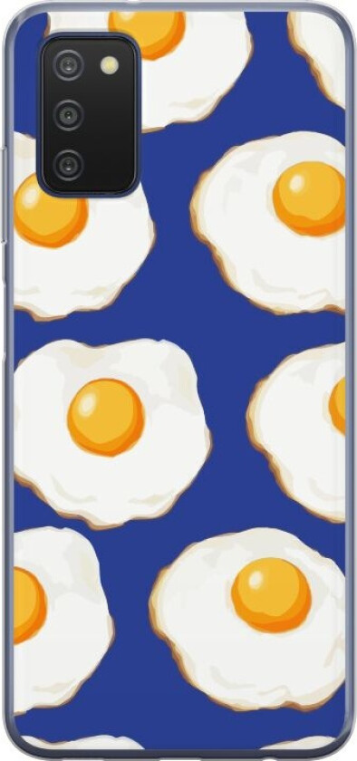Mobildeksel til Samsung Galaxy A03s med Stekte egg motiv
