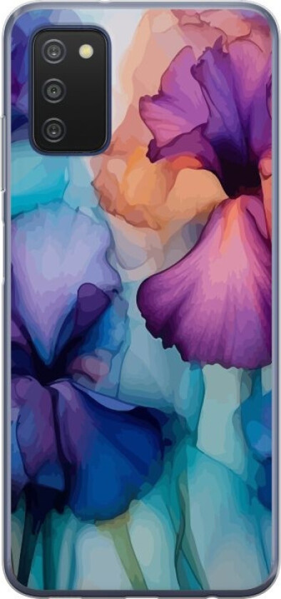 Mobildeksel til Samsung Galaxy A03s med Magiske blomster motiv
