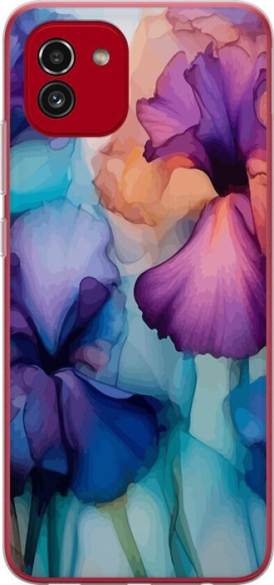 Mobildeksel til Samsung Galaxy A03 med Magiske blomster motiv