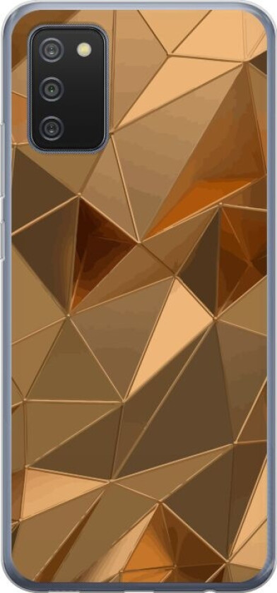 Mobildeksel til Samsung Galaxy A02s med 3D Gull motiv
