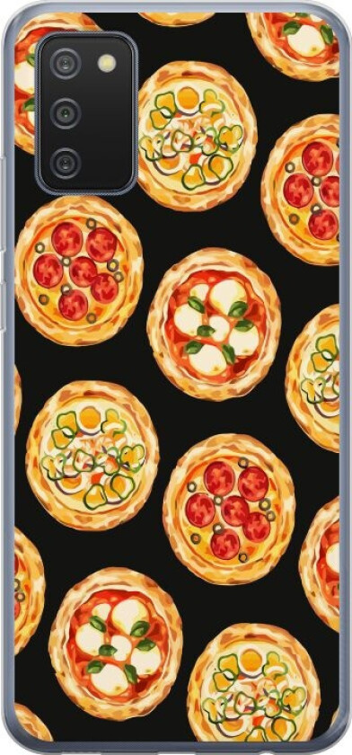 Mobildeksel til Samsung Galaxy A02s med Pizza motiv