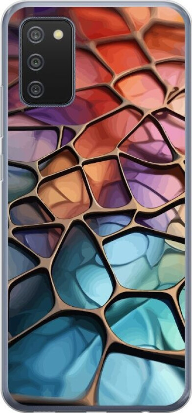 Mobildeksel til Samsung Galaxy A02s med Metalliskt mønster motiv