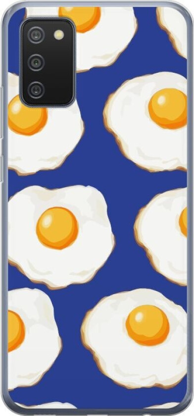 Mobildeksel til Samsung Galaxy A02s med Stekte egg motiv