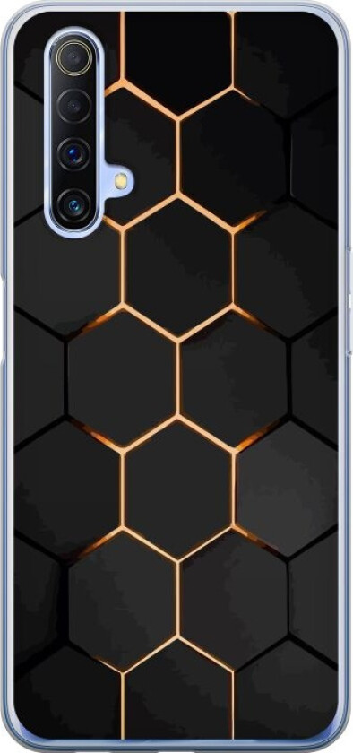 Mobildeksel til Realme X50 5G med Luksuriøst Mønster motiv