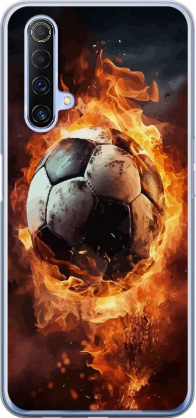 Mobildeksel til Realme X50 5G med Fotball motiv