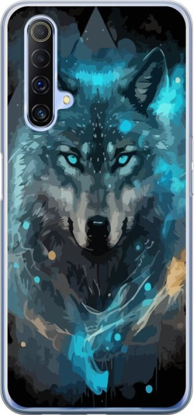 Mobildeksel til Realme X50 5G med Ulve motiv