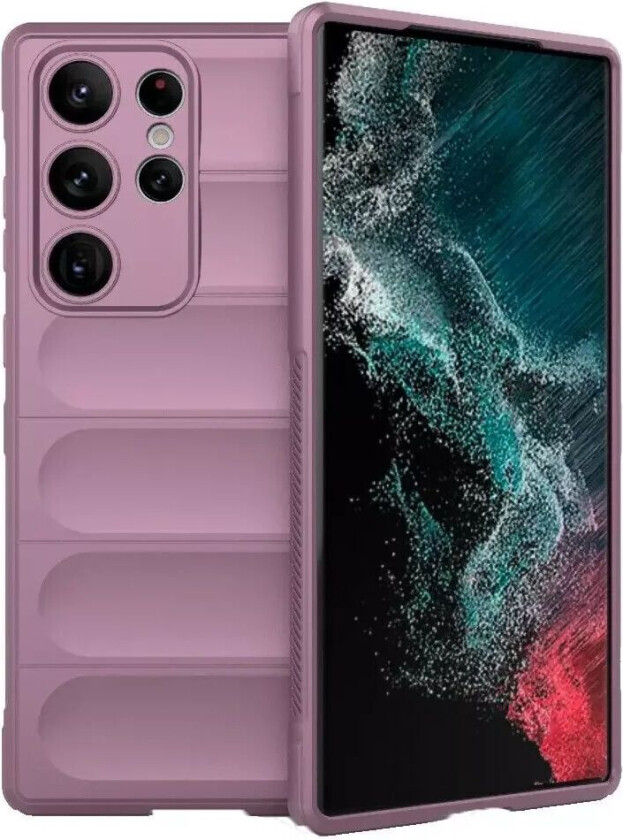 Samsung Galaxy S23 Ultra Fleksibelt Plastdeksel - Lilla