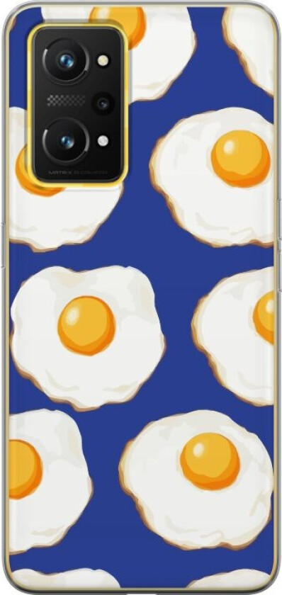 Mobildeksel til Realme GT Neo 3T med Stekte egg motiv