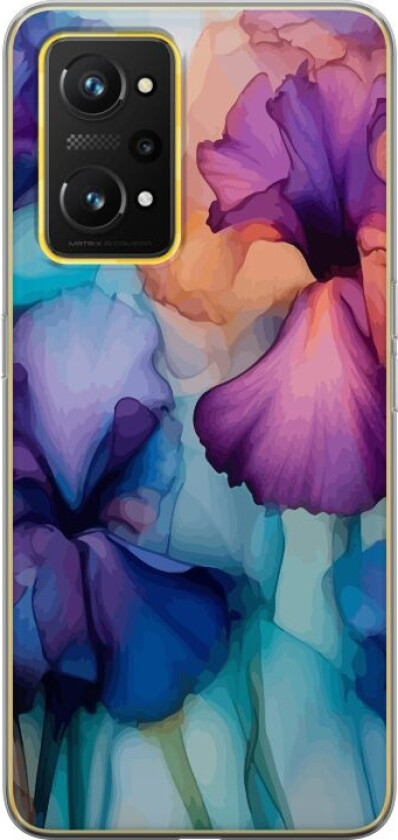 Mobildeksel til Realme GT Neo 3T med Magiske blomster motiv