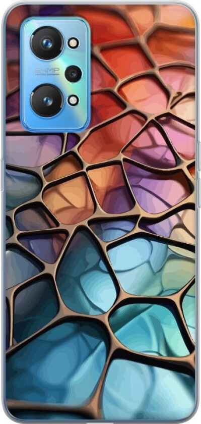 Mobildeksel til Realme GT Neo2 med Metalliskt mønster motiv