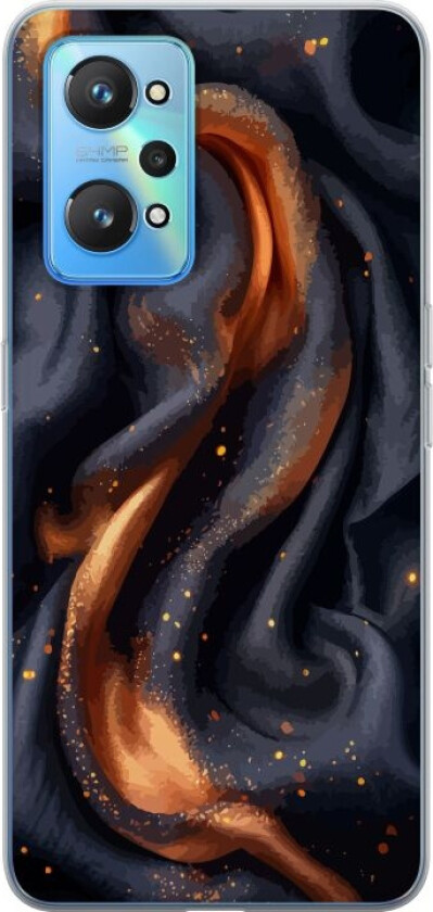 Mobildeksel til Realme GT Neo2 med Brennende silke motiv