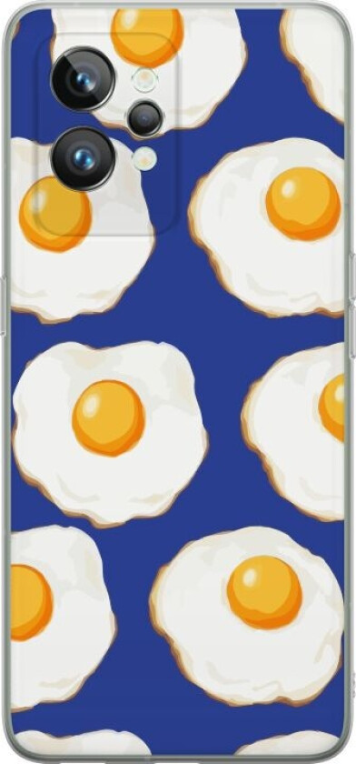 Mobildeksel til Realme GT2 Pro med Stekte egg motiv