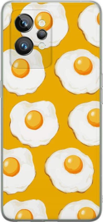 Mobildeksel til Realme GT2 Pro med Stekt egg motiv