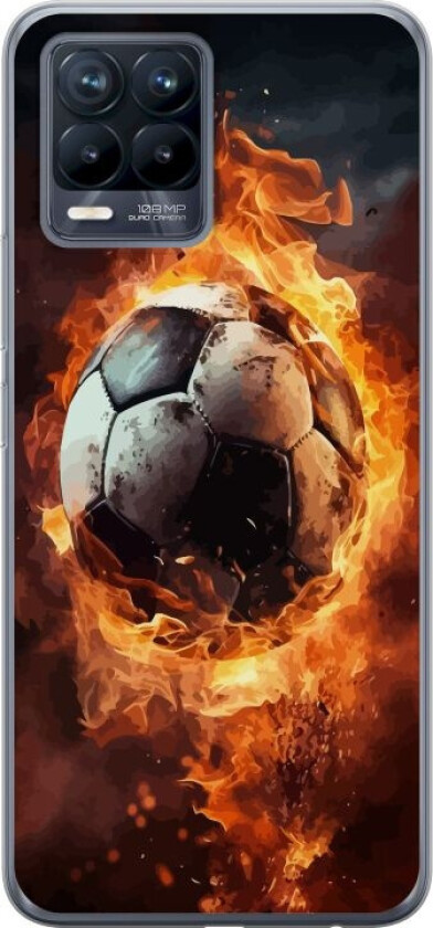 Mobildeksel til Realme 8 med Fotball motiv