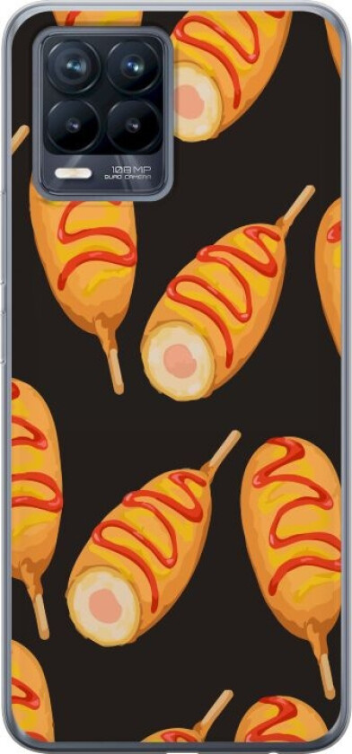 Mobildeksel til Realme 8 med Kyllinglår motiv