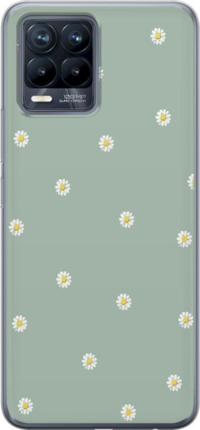 Mobildeksel til Realme 8 med Prestekrage motiv