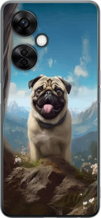 Mobildeksel til OnePlus Nord CE3 med Glad Hund motiv