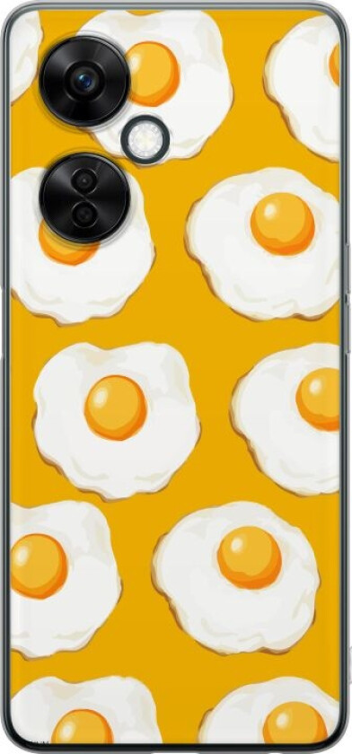 Mobildeksel til OnePlus Nord CE3 med Stekt egg motiv