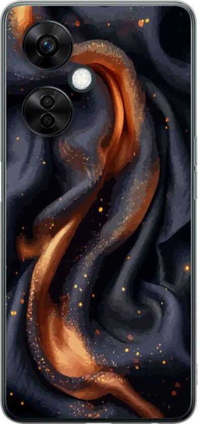 Mobildeksel til OnePlus Nord CE3 med Brennende silke motiv