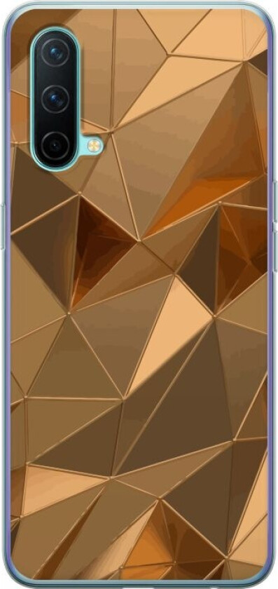 Mobildeksel til OnePlus Nord CE 5G med 3D Gull motiv