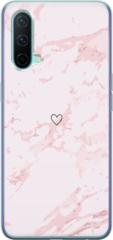 Mobildeksel til OnePlus Nord CE 5G med Rosa Hjerte motiv