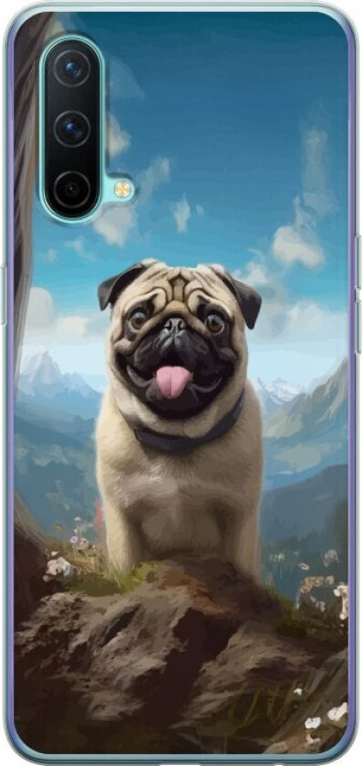 Mobildeksel til OnePlus Nord CE 5G med Glad Hund motiv