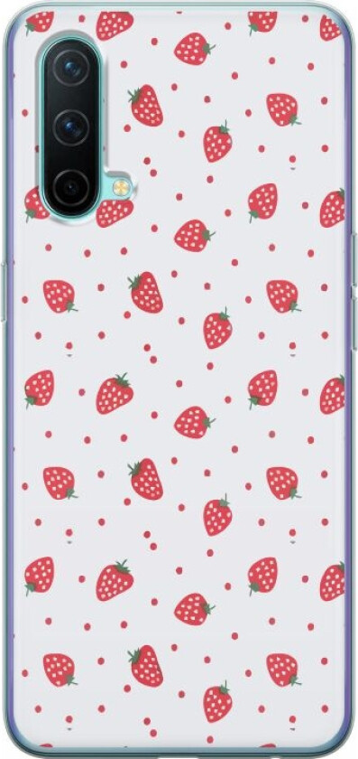 Mobildeksel til OnePlus Nord CE 5G med Jordbær motiv