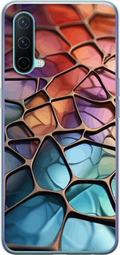 Mobildeksel til OnePlus Nord CE 5G med Metalliskt mønster motiv