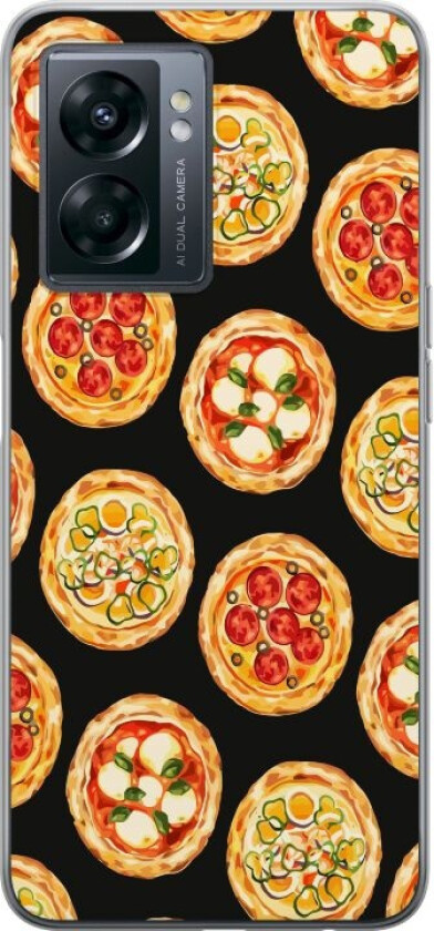 Mobildeksel til OnePlus Nord N300 med Pizza motiv