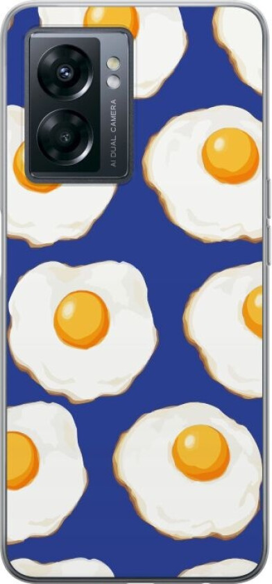 Mobildeksel til OnePlus Nord N300 med Stekte egg motiv