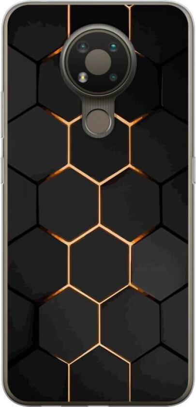 Mobildeksel til Nokia 3.4 med Luksuriøst Mønster motiv