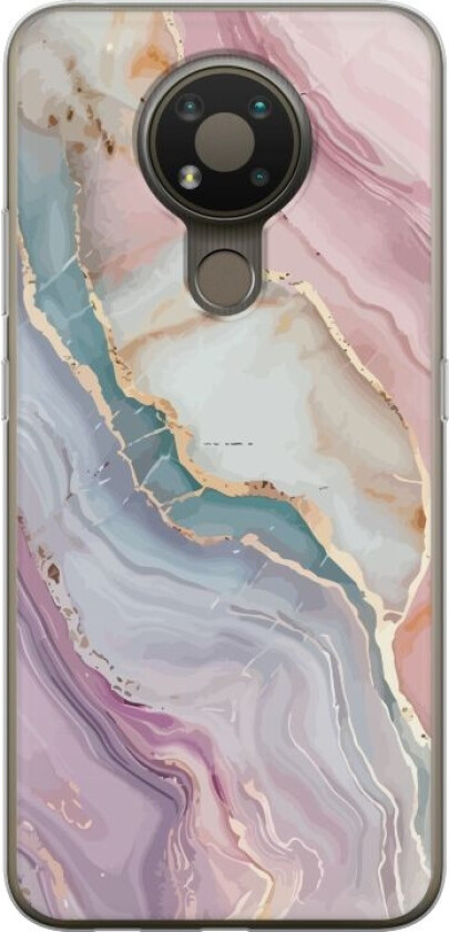 Mobildeksel til Nokia 3.4 med Marmor motiv