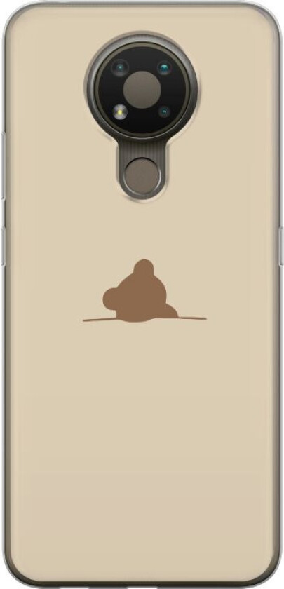 Mobildeksel til Nokia 3.4 med Nalle motiv