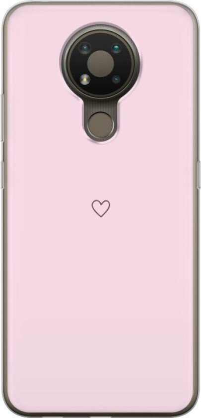 Mobildeksel til Nokia 3.4 med Hjerte motiv