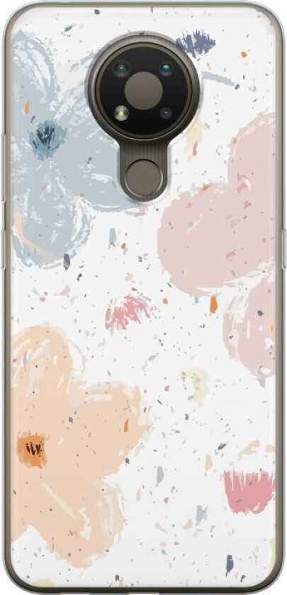 Mobildeksel til Nokia 3.4 med Blomster motiv