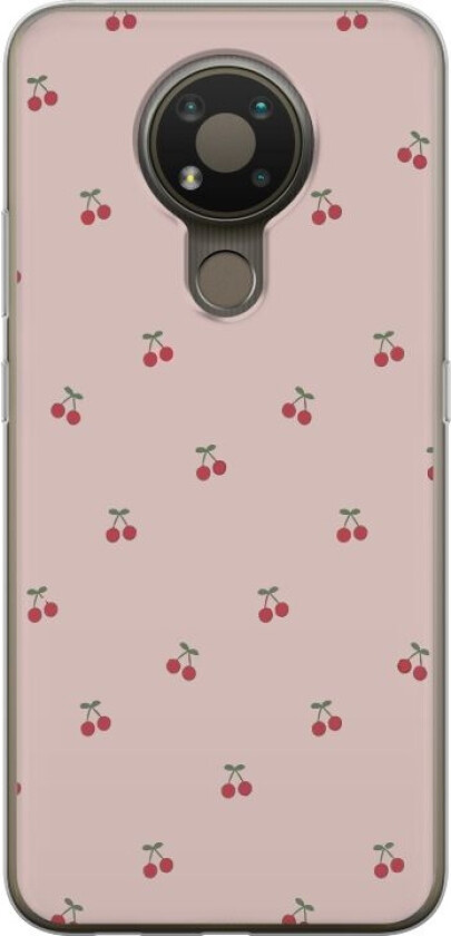 Mobildeksel til Nokia 3.4 med Kirsebær motiv