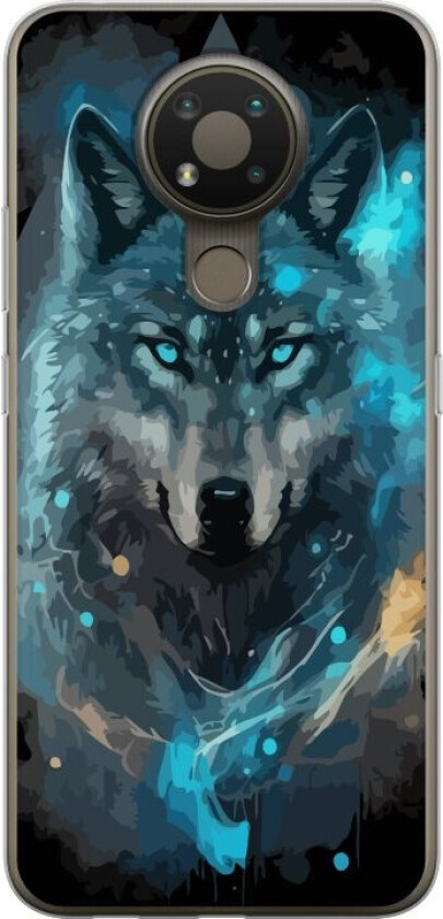 Mobildeksel til Nokia 3.4 med Ulve motiv