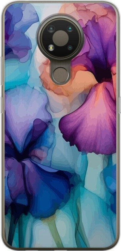 Mobildeksel til Nokia 3.4 med Magiske blomster motiv