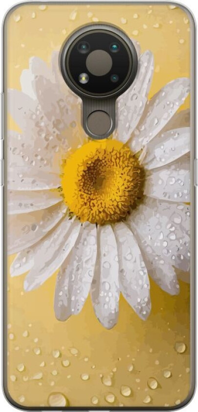 Mobildeksel til Nokia 3.4 med Porselensblomst motiv