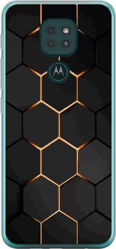 Mobildeksel til Motorola Moto G9 Play med Luksuriøst Mønster motiv