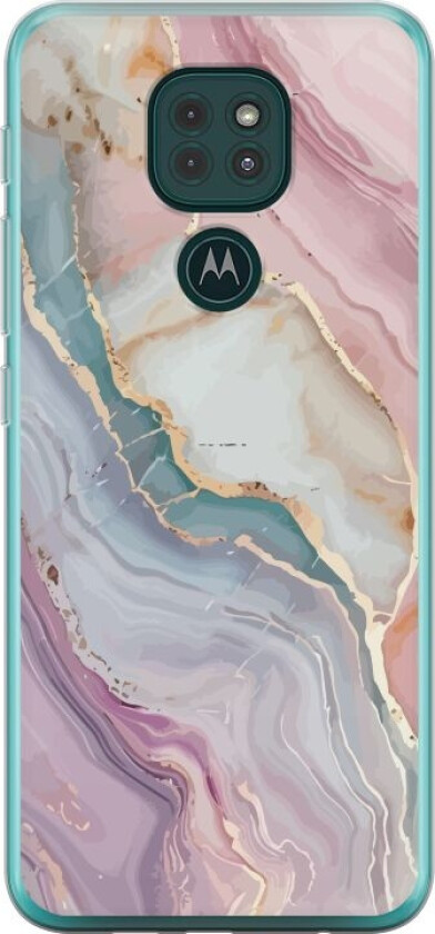 Mobildeksel til Motorola Moto G9 Play med Marmor motiv