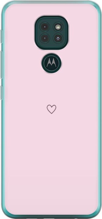 Mobildeksel til Motorola Moto G9 Play med Hjerte motiv