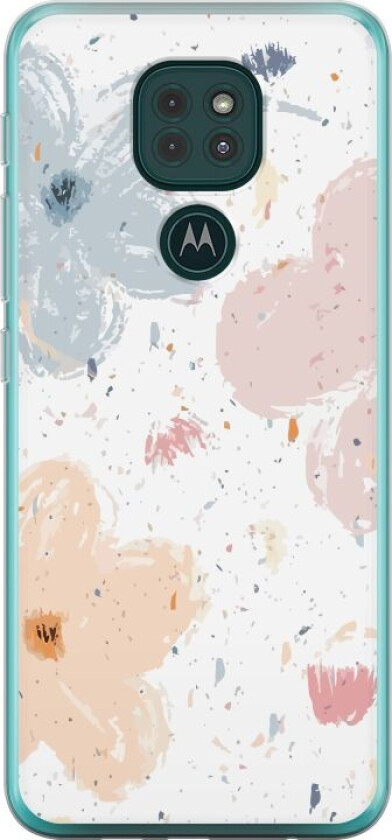 Mobildeksel til Motorola Moto G9 Play med Blomster motiv