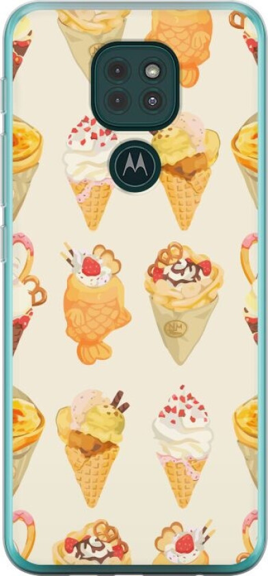 Mobildeksel til Motorola Moto G9 Play med Glassig motiv